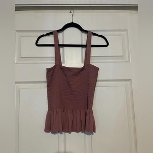 Super cute pink stretchy tank top
